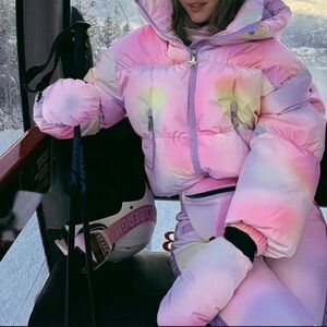 Goldbergh ombré ski mittens Size 7.5